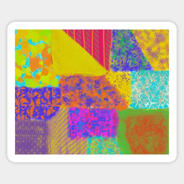 Quilting in Procreate Sticker by gldomenech